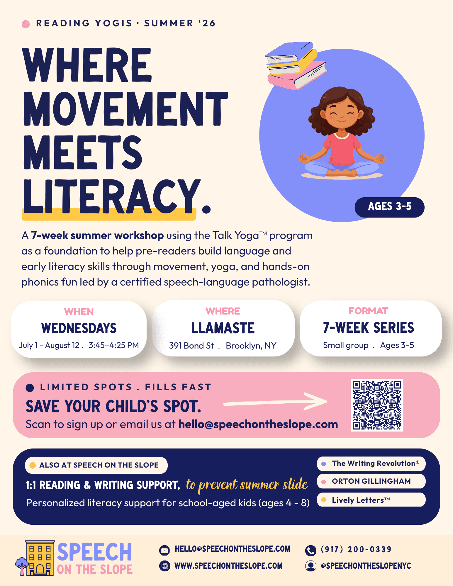 Reading Yogis workshop flyer